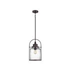 Quoizel Lighting QPP2782WT 1 Light Western Bronze 100W Payson Mini Pendant