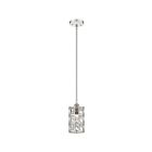 Quoizel Lighting QPP4046PK 1 Light Polished Nickel 100W Oliver Mini Pendant