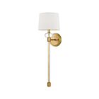 Quoizel Lighting QW4071WS 1 Light Weathered Brass 60W Barbour Wall Sconce