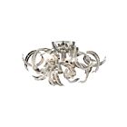 Quoizel Lighting RBN1616CRC 4 Lights Crystal Chrome 160W Ribbons Flush Mount