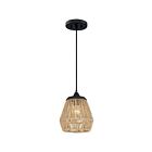 Quoizel Lighting RMI1509EK 1 Light Earth Black 75W Romain Mini Pendant