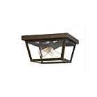 Quoizel Lighting RO1612IZ 2 Lights Industrial Bronze 120W Rue De Royal Outdoor Lantern