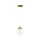 Quoizel Lighting SDL1506WS 1 Light Weathered Brass 100W Sidwell Mini Pendant