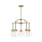 Quoizel Lighting SDL5005WS 5 Lights Weathered Brass 500W Sidwell Chandelier