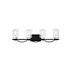 Quoizel Lighting SLE8630MBK 4 Lights Matte Black 400W Salem Bath Light