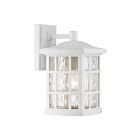 Quoizel Lighting SNN8408W 1 Light White Lustre 100W Stonington Outdoor Lantern