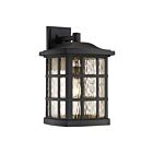 Quoizel Lighting SNN8411K 1 Light Mystic Black 150W Stonington Outdoor Lantern