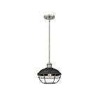 Quoizel Lighting SPP1510AP 1 Light Antique Polished Nickel 100W Sandpiper Mini Pendant