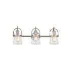 Quoizel Lighting STF8624BN 3 Lights Brushed Nickel 300W Stafford Bath Light