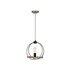 Quoizel Lighting STG1512BN 1 Light Brushed Nickel 100W Sterling Mini Pendant
