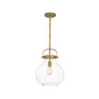 Quoizel Lighting STLC1512WS 1 Light Weathered Brass 100W Stella Mini Pendant