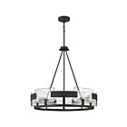 Quoizel Lighting STM5005BA 5 Lights Royal Ebony 300W Stratum Chandelier