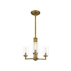 Quoizel Lighting SUN2815WS 3 Lights Weathered Brass 180W Sunburst Pendant