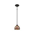 Quoizel Lighting TF1508VB 1 Light Vintage Bronze 100W Carroll Mini Pendant