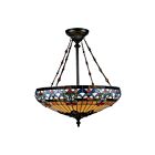 Quoizel Lighting TF1781VB 4 Lights Vintage Bronze 400W Belle Fleur Pendant