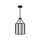 Quoizel Lighting TF5330MBK 3 Lights Matte Black 180W Martinique Mini Pendant