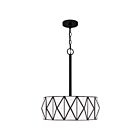 Quoizel Lighting TF5335MBK 3 Lights Matte Black 300W Jakarta Pendant