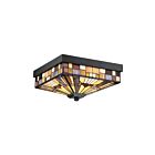 Quoizel Lighting TFIK1614VA 3 Lights Valiant Bronze 180W Inglenook Flush Mount