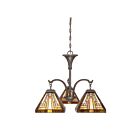 Quoizel Lighting TFST5103VB 3 Lights Vintage Bronze 300W Stephen Dinette Chandelier