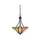 Quoizel Lighting TFVY2819VA 3 Lights Valiant Bronze 300W Victory Pendant