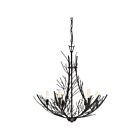 Quoizel Lighting THL5006MK 6 Lights Marcado Black 360W Thornhill Chandelier
