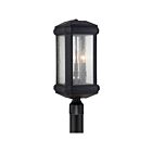 Quoizel Lighting TML9008K 3 Lights Mystic Black 180W Trumbull Outdoor Lantern