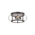 Quoizel Lighting TRG1616OZ 3 Lights Old Bronze 225W Trilogy Flush Mount