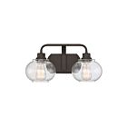 Quoizel Lighting TRG8602OZ 2 Lights Old Bronze 120W Trilogy Bath Light