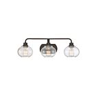 Quoizel Lighting TRG8603OZ 3 Lights Old Bronze 180W Trilogy Bath Light