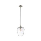 Quoizel Lighting TWE1510BN 1 Light Brushed Nickel 100W Towne Mini Pendant