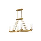 Quoizel Lighting VLS640AB 6 Lights Aged Brass 360W Valens Island Chandelier (FINAL SALE)