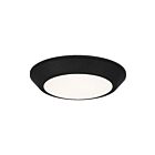 Quoizel Lighting VRG1605EK Earth Black Verge LED Flush Mount