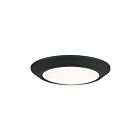 Quoizel Lighting VRG1608EK Earth Black Verge LED Flush Mount