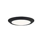Quoizel Lighting VRG1612EK Earth Black Verge LED Flush Mount