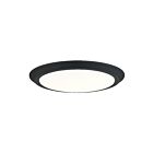 Quoizel Lighting VRG1616EK Earth Black Verge LED Flush Mount
