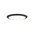 Quoizel Lighting VRG1620EK Earth Black Verge LED Flush Mount