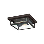 Quoizel Lighting WVR1312WT 2 Lights Western Bronze 80W Westover Flush Mount