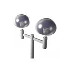 RAB Design 2A Black Post Top Assembly