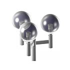 RAB Design 3A Black Post Top Assembly