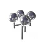 RAB Design 4A Black Post Top Assembly