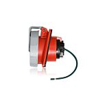 Leviton 330R7WLEV 30 Amp Pin & Sleeve Receptacle-Red