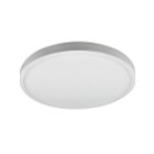 Reno Lighting RENO-S12R-MCCT-WH 12'' 22W White Round Surface-Mount Light CCT-Select