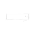 Reno Lighting RENO-14GFL-DV-MCCT-MW 1' x 4' White Flat Panel Wattage and CCT Selectable
