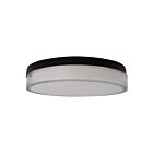 Reno Lighting RENO-CDD-12-22W-MCCT-BK 22W 12" Black Flush Mount