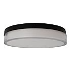 Reno Lighting RENO-CDD-12-22W-MCCT-BK 22W 12" Black Flush Mount