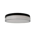Reno Lighting RENO-CDD-7-15W-MCCT-BK 15W Black LED Flush Mount