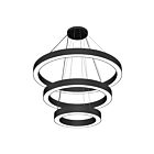 Reno Lighting RENO-CIRSUS-24-DV-MW-MCCT-BK Black Pendant Wattage and CCT Selectable