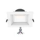 Reno Lighting RENO-DL8-MW-DV-MCCT-SQ-WH 8" White LED Recessed Light Wattage and CCT Selectable