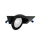 Reno Lighting RENO-LED-4-S9W-FG-5CCT-BK-SQ 9W 4" Gimbal Reccessed Light