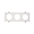 Reno Lighting RENO-MLP3-35-WH White Multiple Lighting System Plate